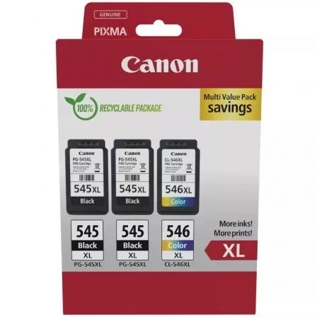 Canon Multipack de Cartuchos de Tinta PG-545XL/CL-546XL 8286B013